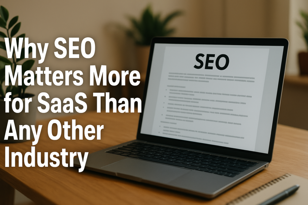 Why SEO Matters More for SaaS Than Any Other Industry